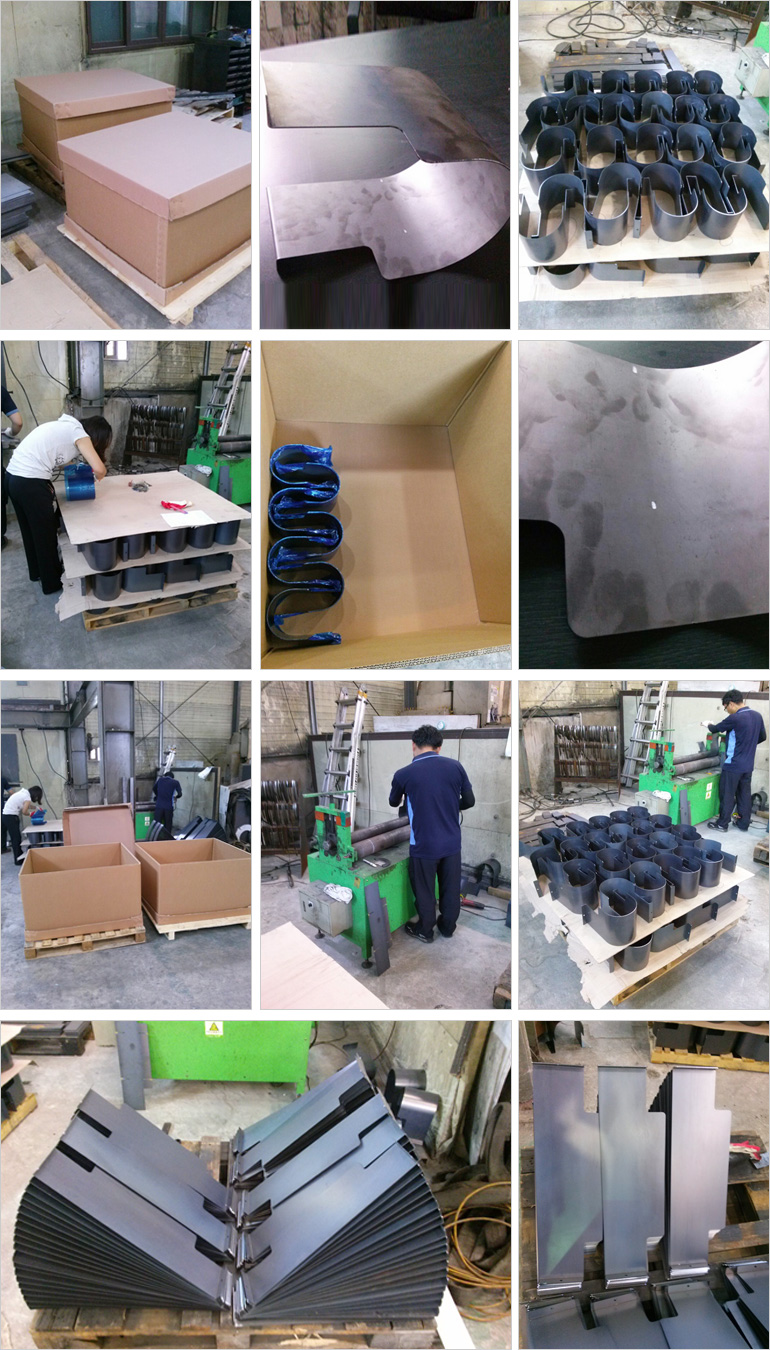 Steel plate lazer cutting & bending